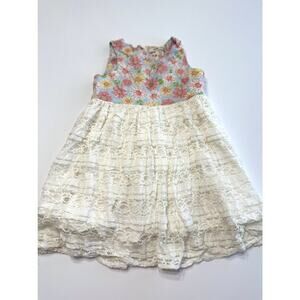 Matilda Jane Floral And Lace Dress Size 4